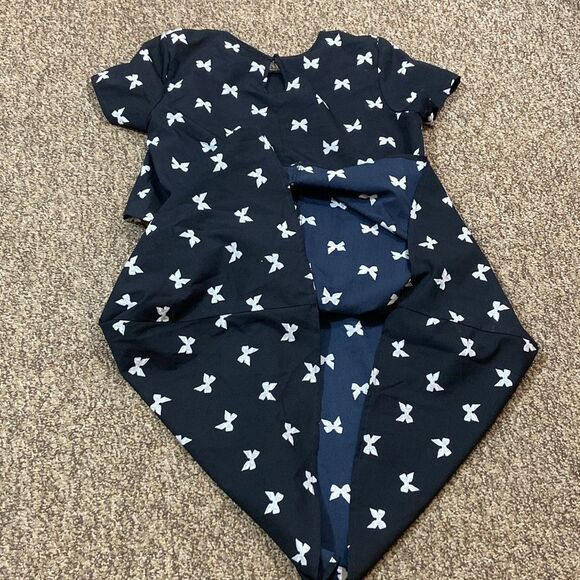 Total Girl Charming Black and White Kids Dress Size 14 REG - Picture 7 of 10